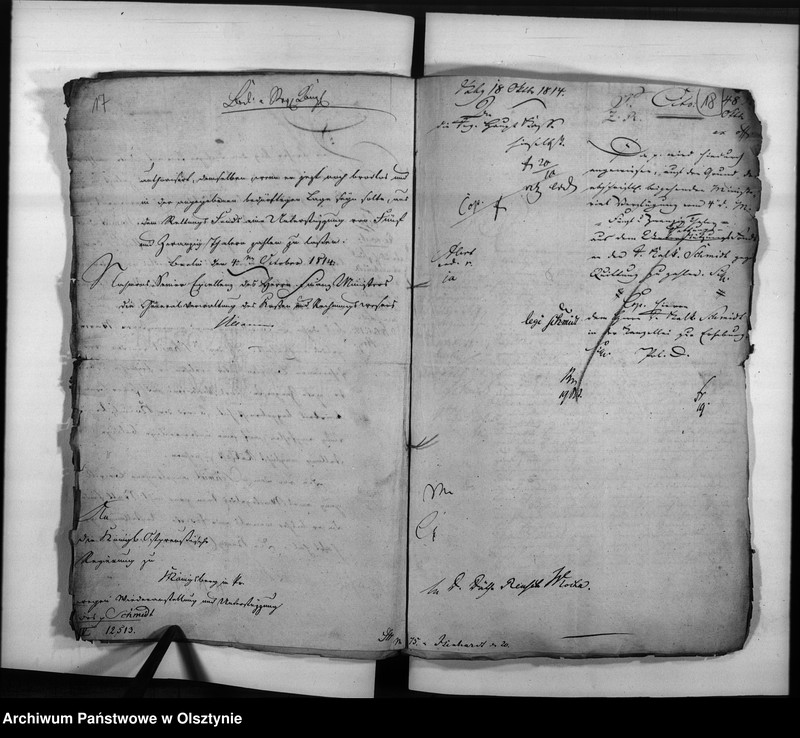 image.from.unit.number "Anstellung des Kanzleigehülfen Schidt [Friedrich]"