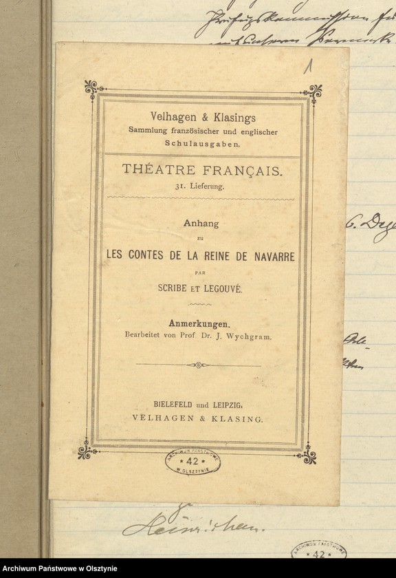 Obraz 2 z jednostki "Acten des Ortsschulinspektor"