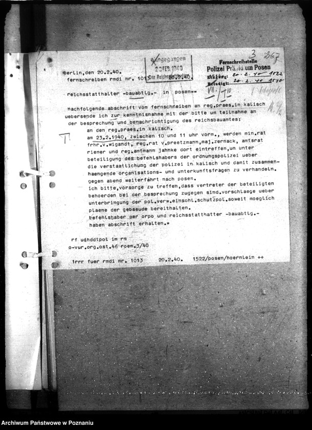 Obraz 7 z jednostki "Allgemeine Unterkunftsfragen (Dienststellen) in Litzmannstadt"