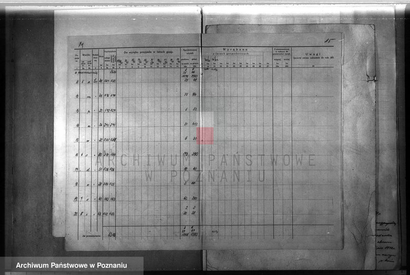 Obraz 17 z jednostki "Majątek Lutom w powiecie międzychodzkim 1930-1940 Plan urządzenia gospodarstwa leśnego"
