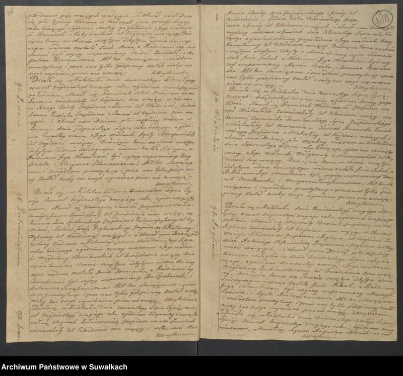 image.from.unit.number "Duplikat Aktów Urodzonych Zaślubionych i Umarłych w Parafii Kaletnickiey Roku 1832"