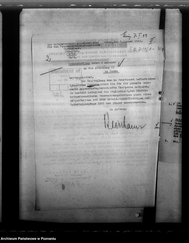 Obraz 6 z jednostki "Notdienstverpflichtung der Zahnärzte"