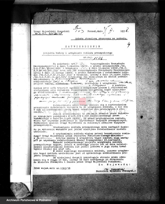 Obraz 8 z jednostki "Rozbudowa tartaku Fr. Góreckiego w Pleszewie"