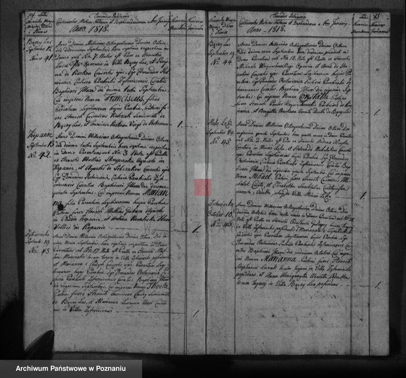 Obraz 10 z jednostki "Liber baptisatorum, copulatorum, mortuorum"