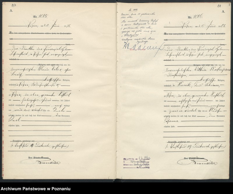 Obraz 8 z jednostki "Księga miejscowa urodzeń"