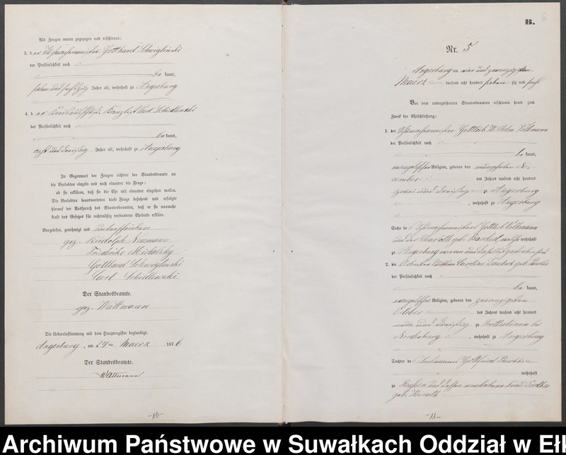 image.from.unit.number "Heiraths-Neben-Register des Preussischen Standes-Amtes Angerburg Kreis Angerburg"