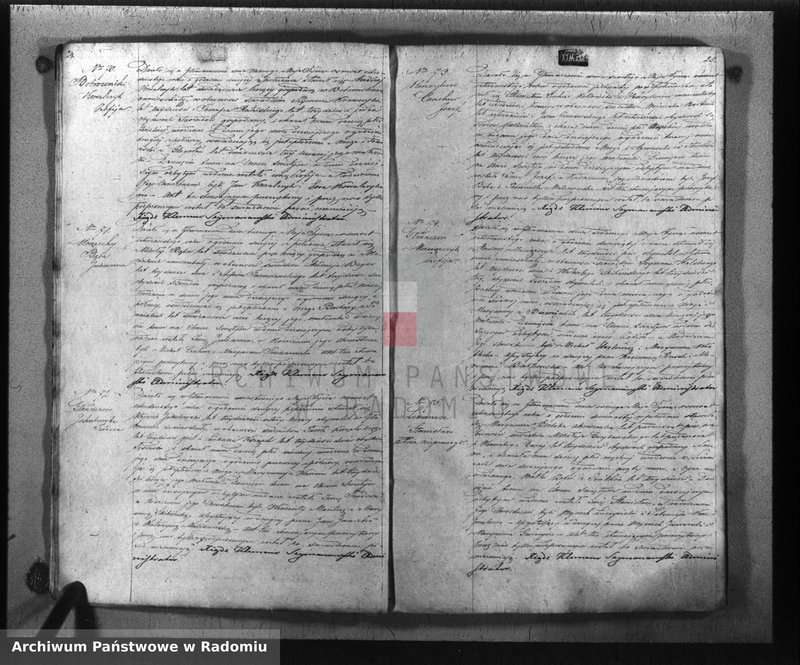 image.from.unit.number "Duplikat akt urodzenia, zaślubin i zeyścia parafii Głowaczew na rok 1840"