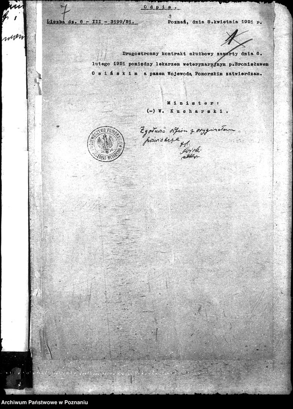 Obraz 11 z jednostki "Pow. lekarz Weterynaryjny Tuchola"