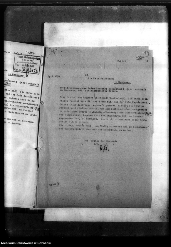 Obraz 19 z jednostki "Todesfall Walter Prechel - Rogasen (powiat Oborniki)"