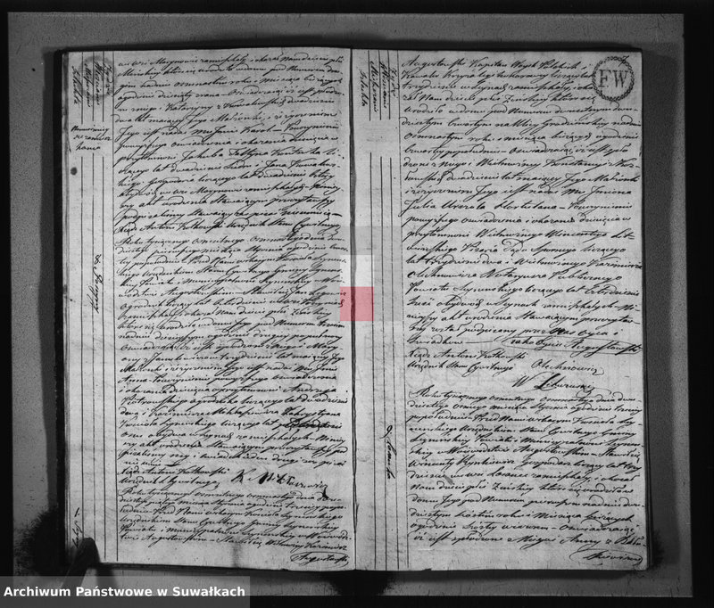 Obraz 6 z jednostki "Akta urodzonych stanu cywilnego gminy seyneńskiey od 1-go stycznia 1818 roku."