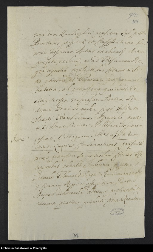 image.from.collection.number "Dokumenty pergaminowe wsi Siedliska koło Zamościa 1457-1662111"