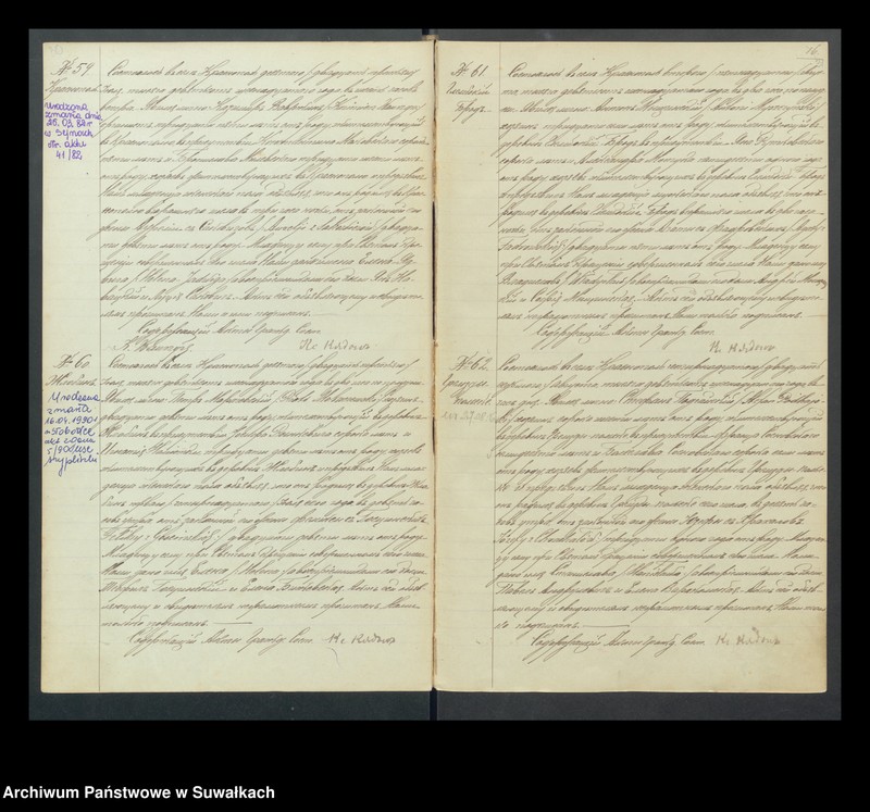 Obraz 18 z jednostki "Odpis z aktów księgi głównej (to jest z unikatu) [urodzeń, małżeństw i zgonów] za 1916 rok par. Krasnopol."