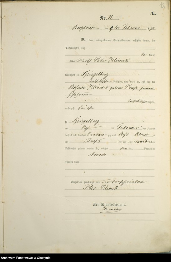 image.from.unit.number "Geburts-Haupt-Register Nr 1 - 84"