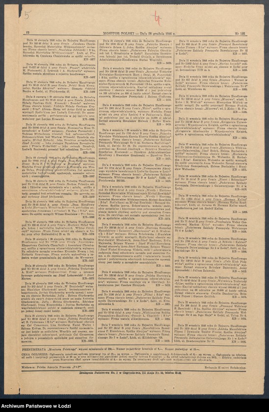 Obraz 7 z jednostki "Bracia F. i W. Suliccy – Dom Rolniczo-Handlowy w Rogowie"