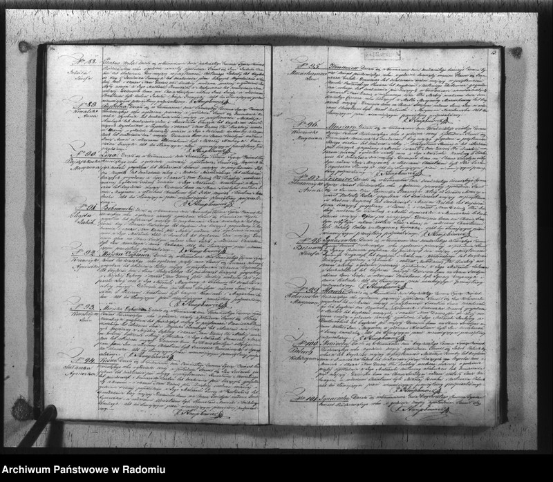 image.from.unit.number "Duplikat akt urodzonych, zaślubionych i zmarłych z parafii Głowaczew na rok 1850"