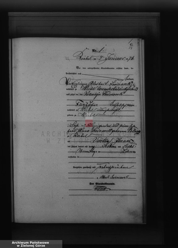 Obraz z jednostki "Sterbe-Haupt-Register"