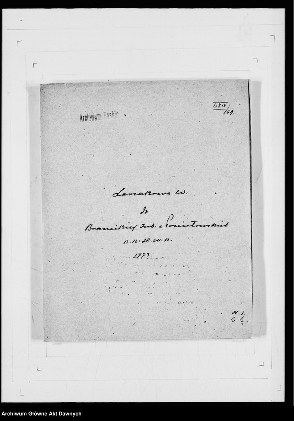 image.from.unit.number "Do Branickiej Izabeli z Poniatowskich, k.k., h.w.k."