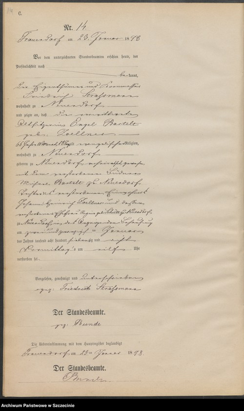 Obraz z zespołu "Urząd Stanu Cywilnego w Szczecinie Golęcinie"