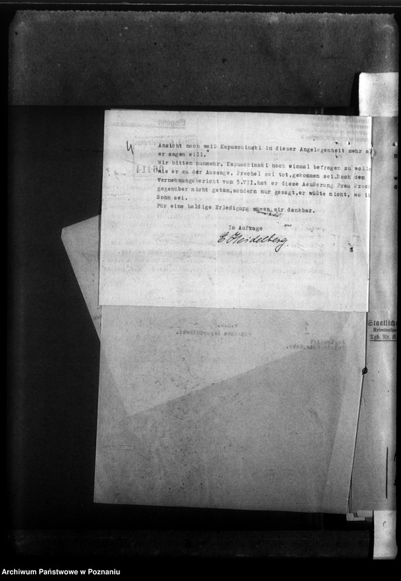 Obraz 8 z jednostki "Todesfall Walter Prechel - Rogasen (powiat Oborniki)"