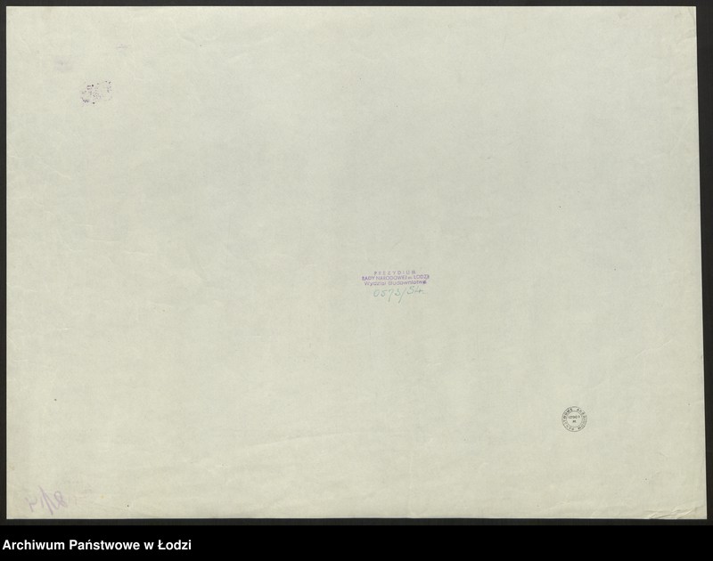 Obraz 2 z jednostki "Plan m. Łodzi 1:2000, odbitka. Sekcja NW35"