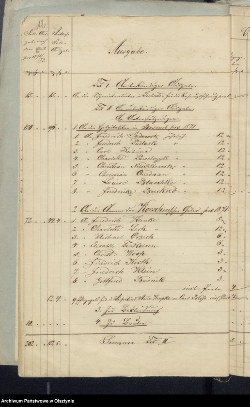 image.from.unit.number "Jahres Rechnung der Hospital - Casse zu Bosemb"