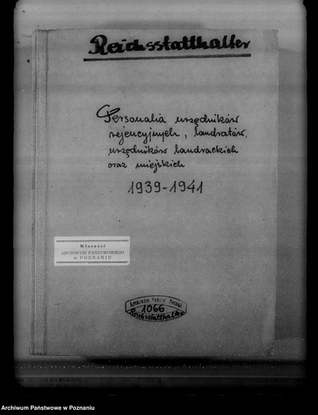 Obraz 4 z jednostki "Personalia urzędników rejencyjnych, landratów, urzędników landrackich oraz miejskich"