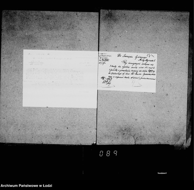 Obraz 19 z jednostki "Akta dotyczące synagogi przy ul. Wolborskiej nr 20"