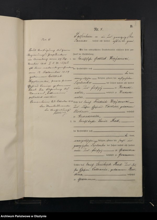 image.from.unit.number "Heiraths-Haupt-Register Nr 1 - 54"