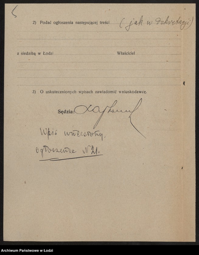 Obraz 7 z jednostki "Chaja Tuszyńska- zakład fryzjerski"