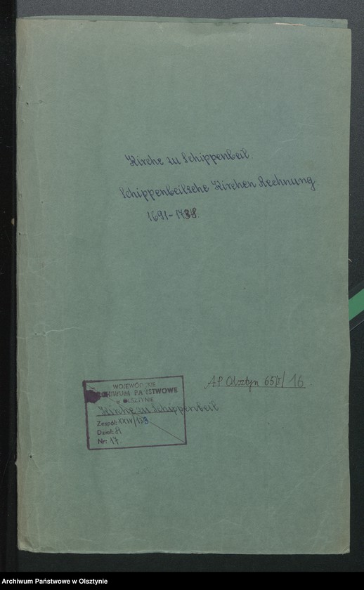 image.from.unit.number "Schippenbeilsche Kirchen Rechnung"