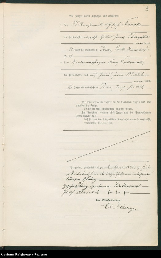 Obraz 10 z jednostki "Księga miejscowa małżeństw tom I"