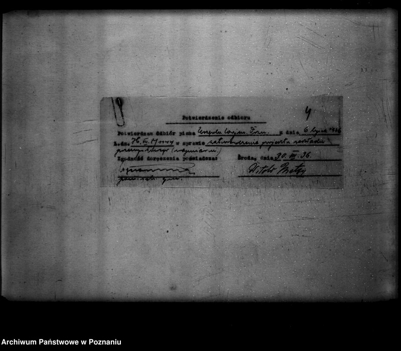 Obraz 8 z jednostki "Zatwierdzenie zakładu przemysłowego /wapniarni/ Zarząd Majętności Szlachcin powiat średzki"