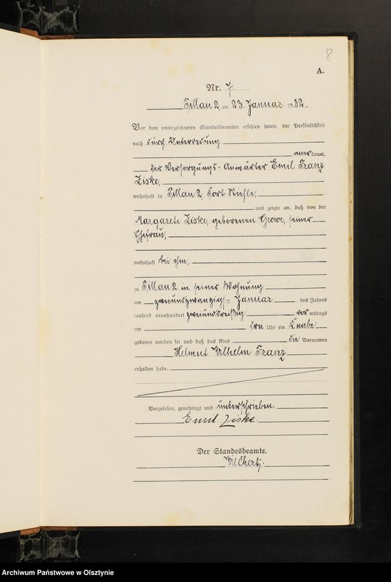 image.from.unit.number "Geburts-Haupt-Register Nr 1 - 71 i 1 - 66"