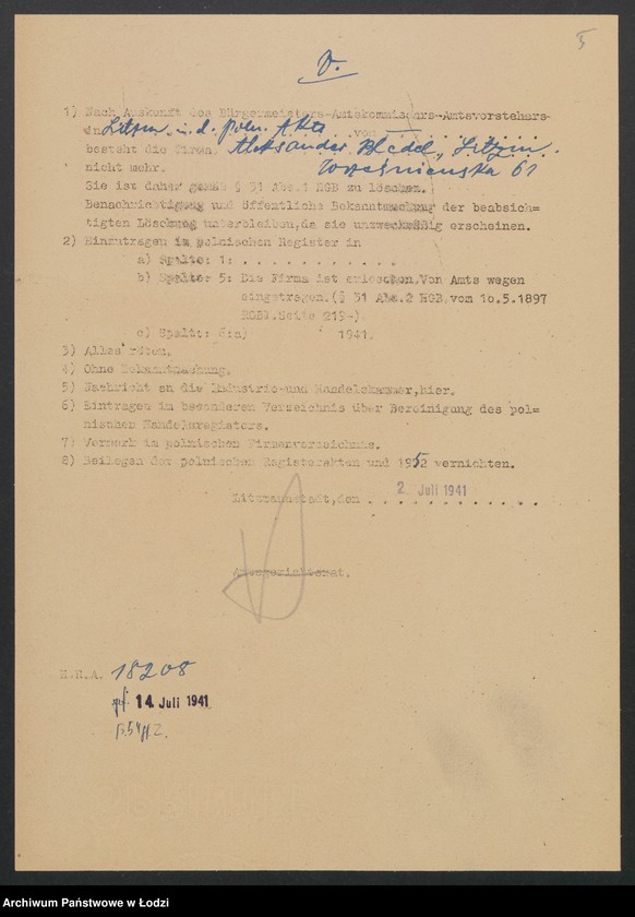 Obraz 7 z jednostki "Aleksander Bleder – sklep rzeźniczy"