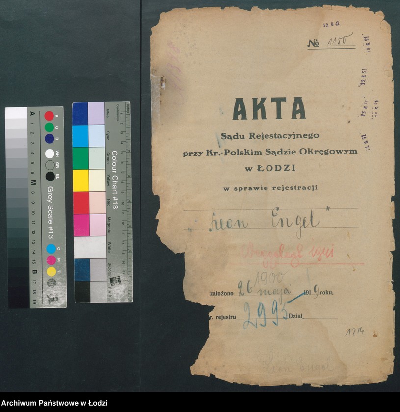 Obraz 2 z jednostki ":Leon Engel i s-ka” – tkalnia i wyrób towarów manufakturowych"