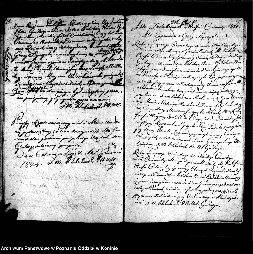 Obraz 16 z jednostki "Księga urodzonych, zmarłych, zaślubionych"