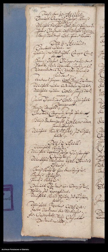 image.from.unit.number "Protokollbücher des Vogteigerichts zu Marienburg nebst Iudices"