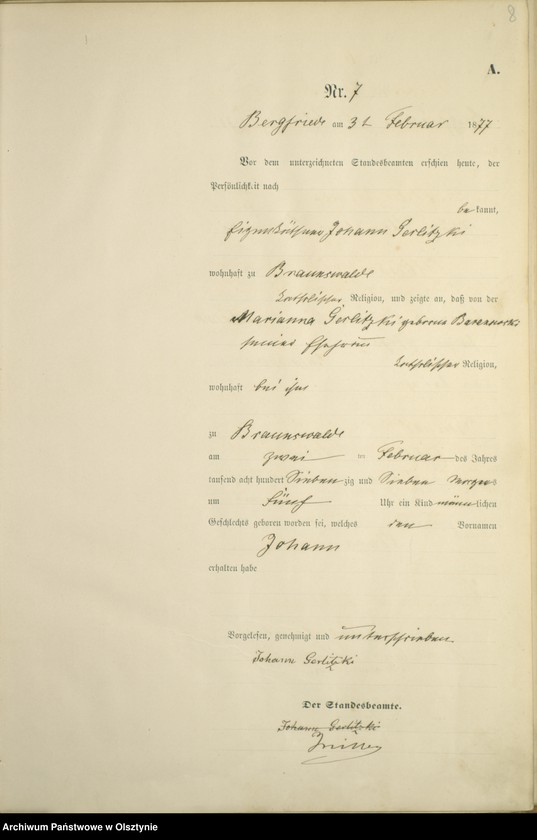 image.from.unit.number "Geburts-Haupt-Register Nr 1 - 75"