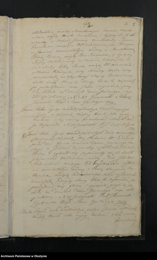image.from.unit.number "Akta Zapowiedzi Gmina Janow powiat przasnyski z roku 1815-o/16"