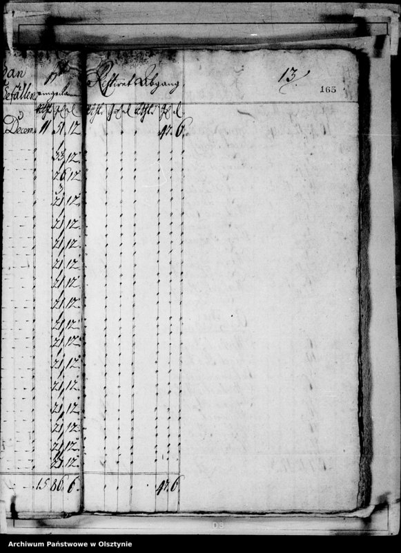 image.from.unit.number "Jahr-Rechnungen der Deutsch Eylauchen Kirchen mit Beurechnung und Armen-Casse"