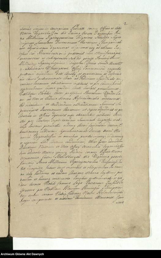 image.from.unit.number ""Acta decretorum Sae Rae Mtis Judicii Referendarialis Regni regnante - - Augusto III rege Poloniae - - Ad Relationem - - Antonii Sebastiani Dembowski, Antonii Łodzia Poniński, Josephi in Załuskie Załuski praepositi Varsaviensis etc. referendariorum. In annis 1735, 36, 38, 39, 40, 43, 44, 45, 46, 47, 48 et 49 emanatorum. Post fata generosi Michaelis Nagrodzki iudicii eiusdem notarii cura et impensis generosi Ioannis Nepomuceni Słomiński Metrices Regni praefecti completa et compactata Varsaviae"."