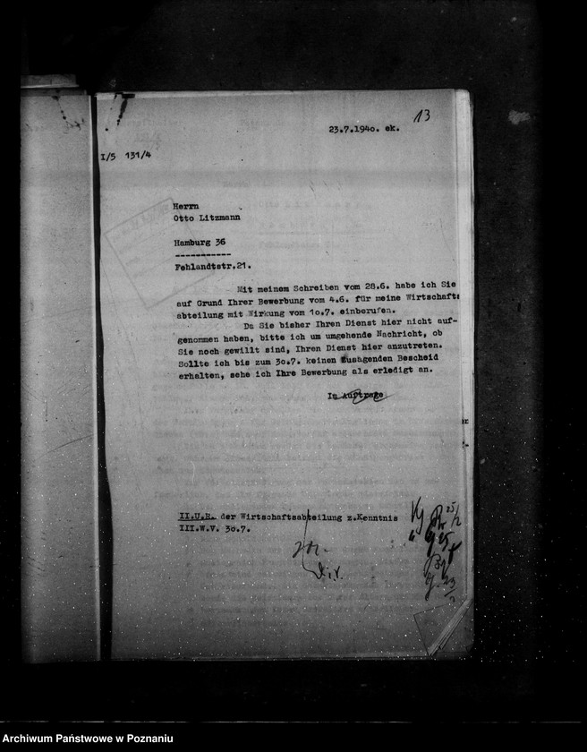 Obraz 17 z jednostki "Bewerbungen um Anstellung"