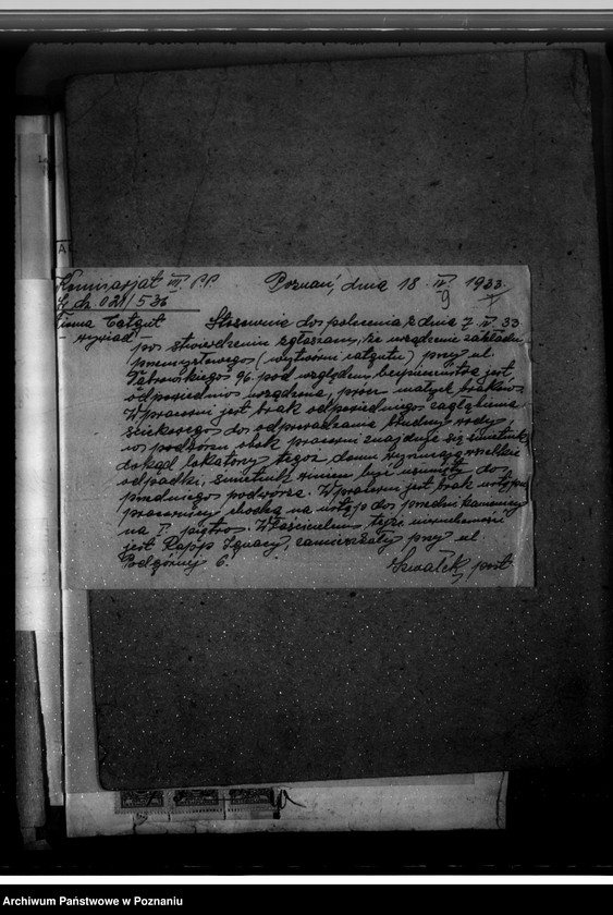 Obraz 14 z jednostki ""Meducofil" wytwórnia catgutu Firma F. Bykowskiego Poznań /zatwierdzenie zakładu/"