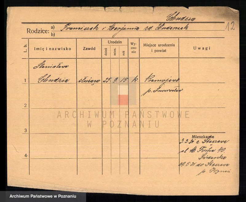 Obraz 14 z jednostki "Chudysiewicz - Chyczewski"