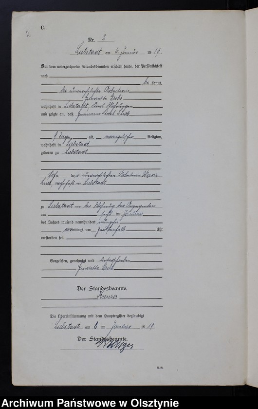 image.from.unit.number "Sterbe-Neben-Register Nr 1 - 43"