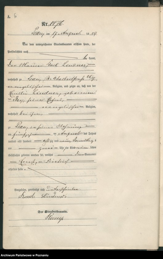 Obraz 9 z jednostki "Księga urodzeń t. IV"