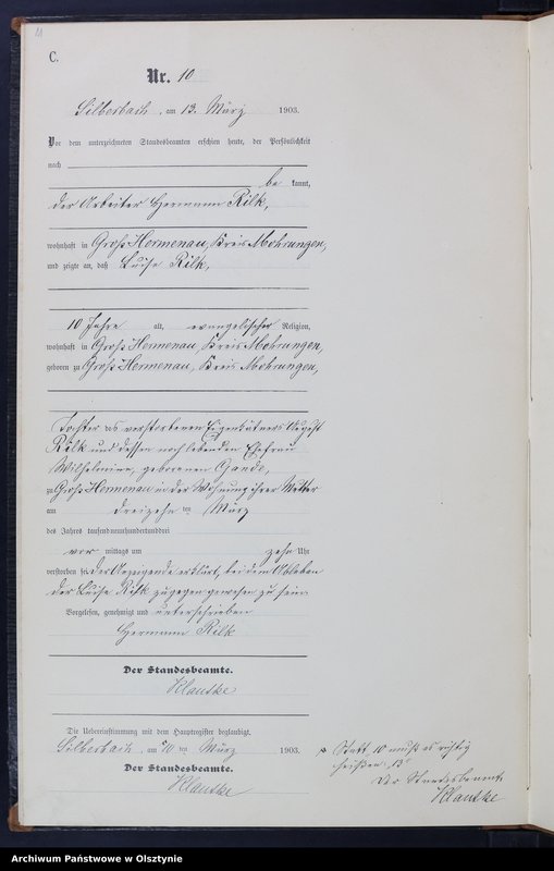 image.from.unit.number "Sterbe-Neben-Register Nr 1 - 47"
