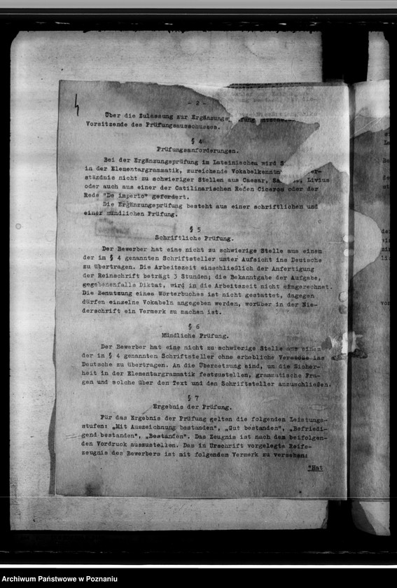 Obraz 8 z jednostki "Ergänzungsprüfungen in Latein"