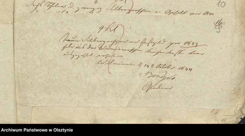 image.from.unit.number "Rechnung der Kirchenkasse zu Widminnen für das Jahr 1844"