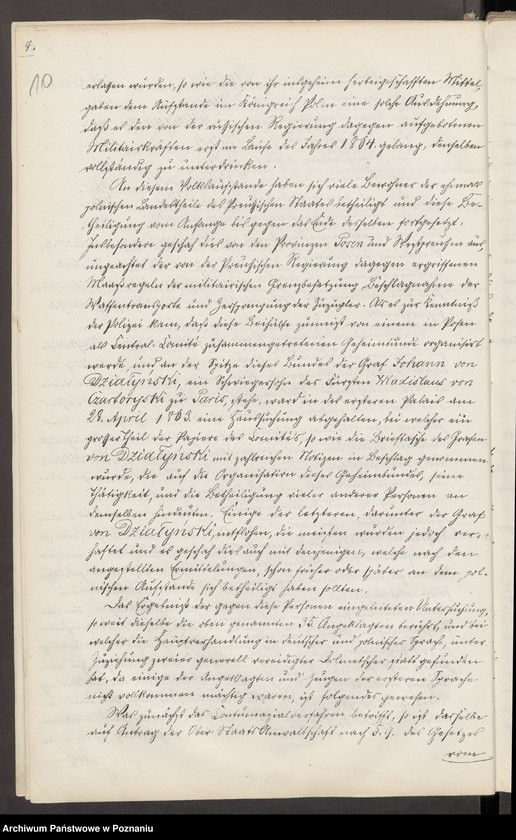 image.from.unit.number "Sitzungen und Urteil des Kammergerichts gegen den Grafen von Działyński und Genossen wegen Hochverrats am 25, 26 und 28.IV.1865"